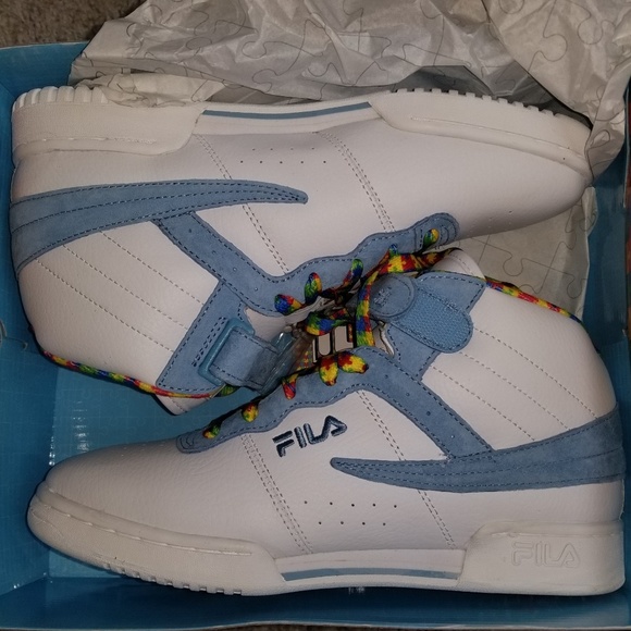 Fila F-13 "Autism Puzzle" Sneakers Sz 7 - Picture 2 of 7